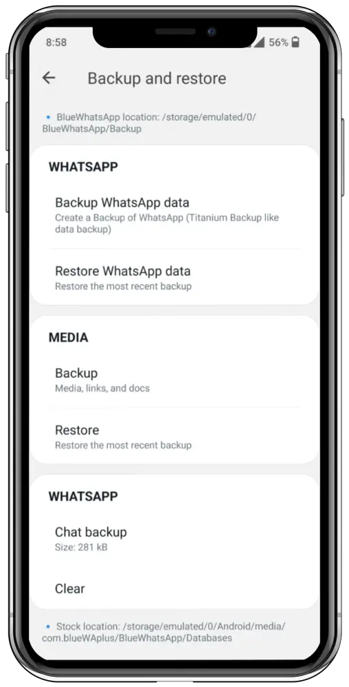 Blue WhatsApp Plus APK Download