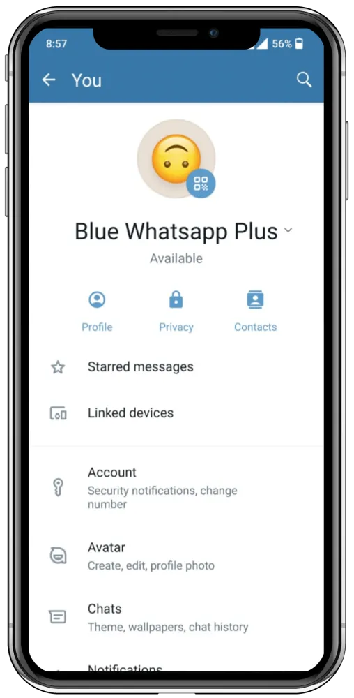 Blue WhatsApp Plus APK Download